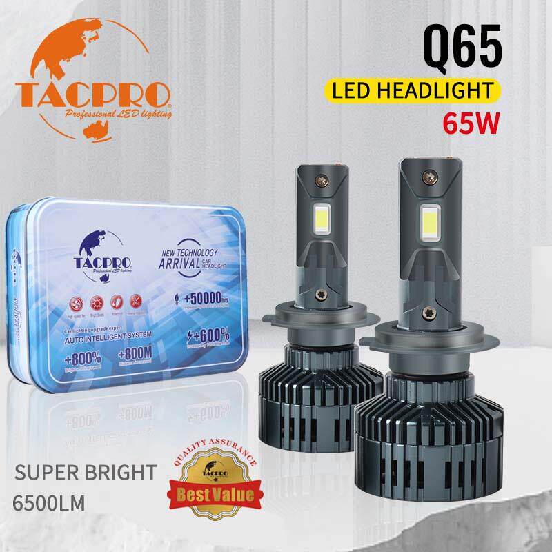 TACPRO65W汽车LED大灯灯珠H4铜管H1H3H7 9005大功率前照灯LED车灯