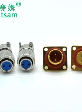 板对线MX12-2圆形焊接机械设备气密封铜镀金玻璃烧结连接器