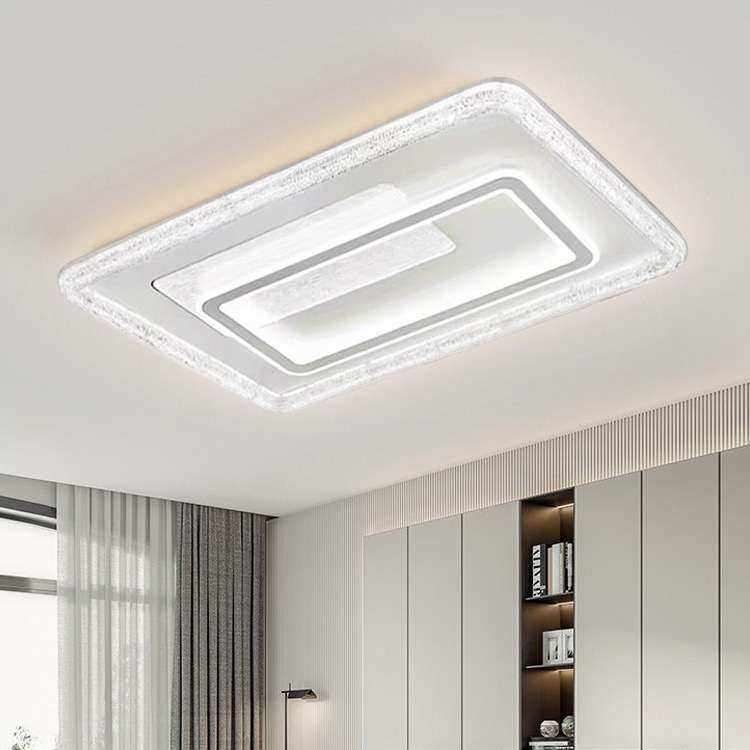 客厅灯现代简约大气高亮全屋组合灯具卧室中山自建房大灯