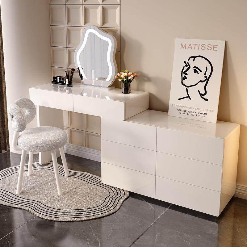 烤漆法式实木梳妆台现代简约卧室感化妆桌床头柜一体奶油风,金属材料及制品,金属加工件/五金加工件,淘宝优惠券,粉丝福利购,淘宝优惠卷