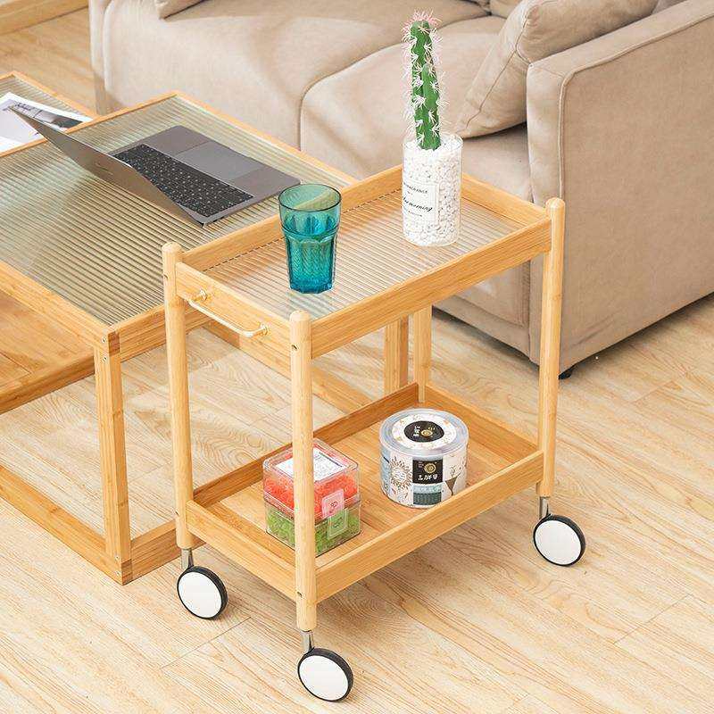 沙发边几中古小推车玻璃可移动小茶几迷你日式置物架小桌子窄边桌,金属材料及制品,金属加工件/五金加工件,淘宝优惠券,粉丝福利购,淘宝优惠卷