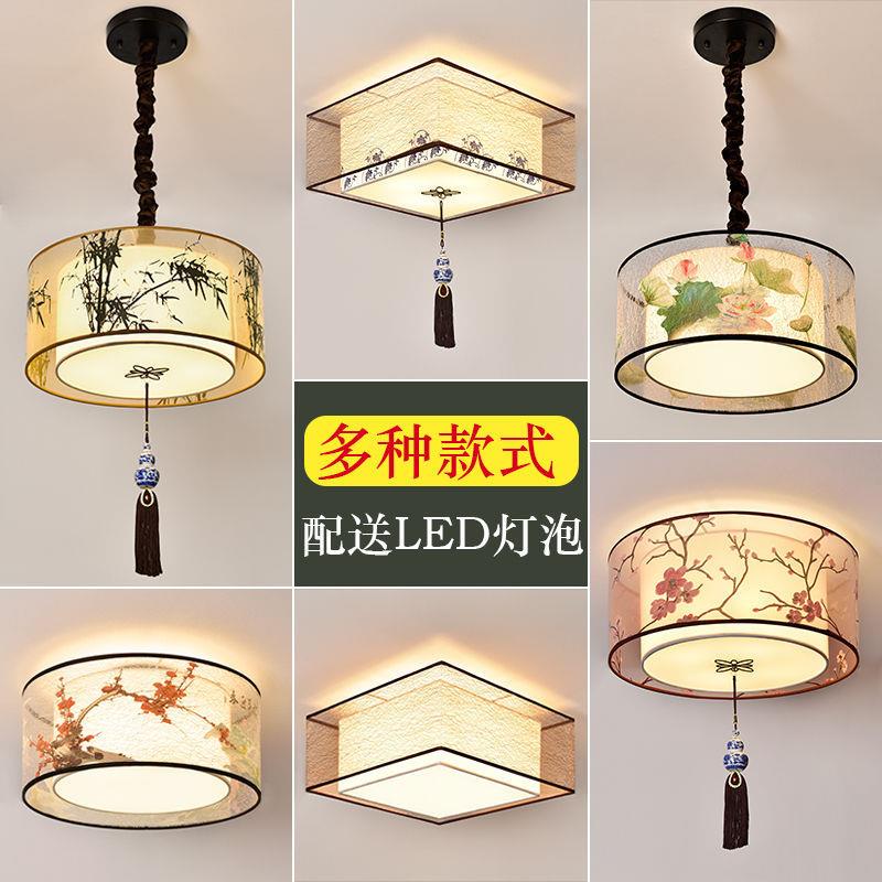 新中式餐厅吊灯卧室餐厅灯餐吊灯具简约现代过道吊灯创意个性灯具
