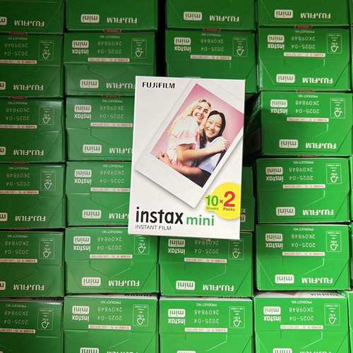 富士拍立得相纸花边迷你三寸白边mini7/8/9/11/12/25/40/70/90/se
