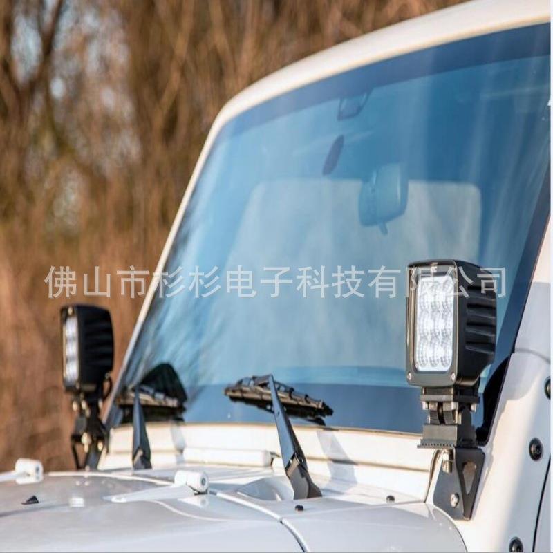 方形4.5寸LED汽车改装车灯 外置LED车灯 冷白光 暖白光选 SS-3002