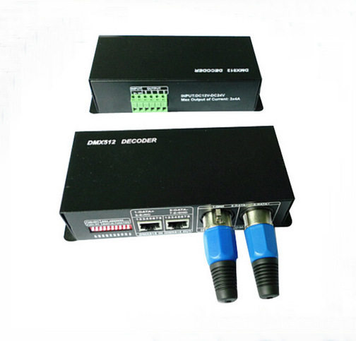 DMX512解码器DMX5124通道解码器DMX512控制器解码器