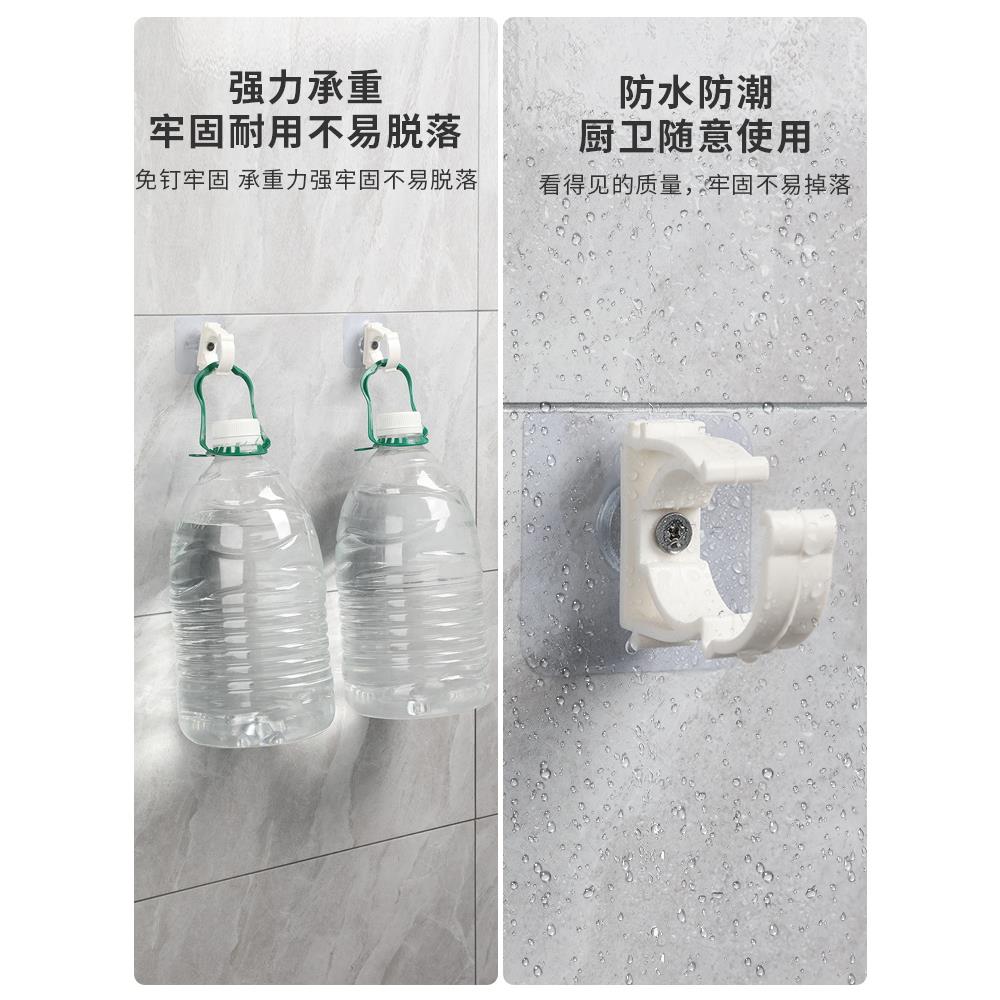 水管卡扣免打孔油烟机排烟管夹固定器煤气管天燃气管圆管固定卡子