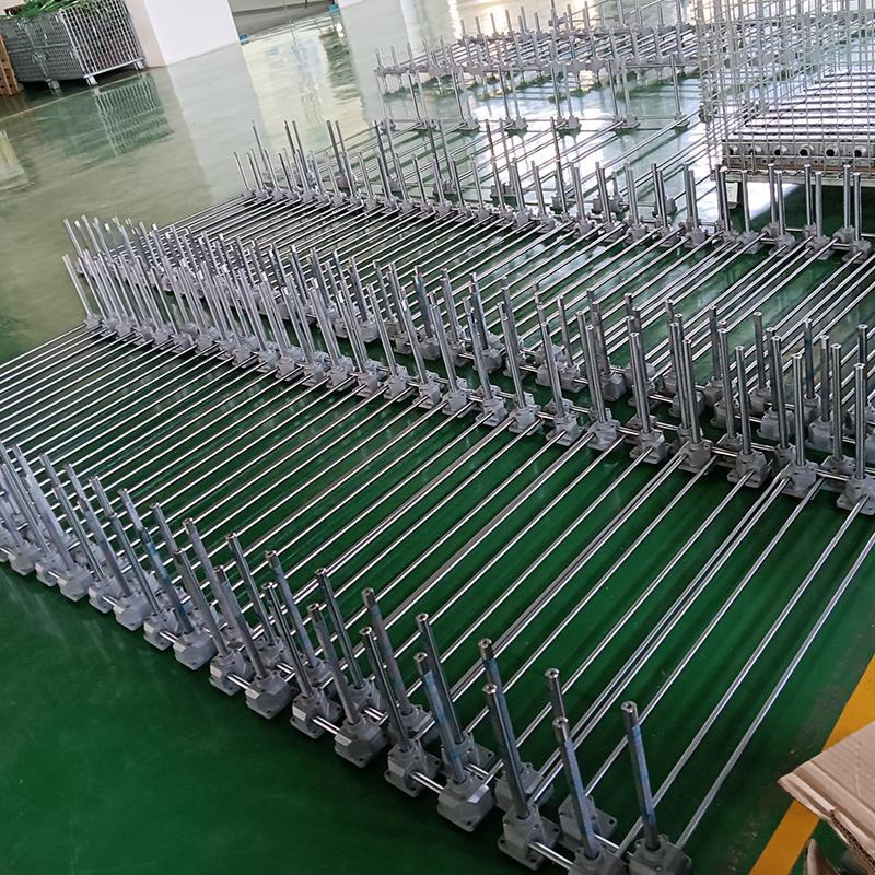 极速SP300同步升降器 立式电动齿轮齿条式气动手动V平台 齿条升降
