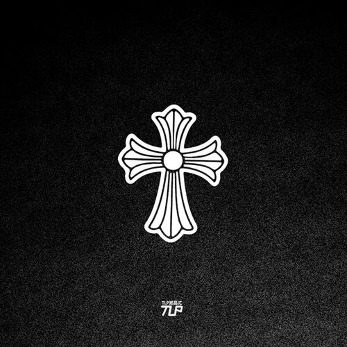 热销TLP镂空车贴l 克罗十字 摇滚朋克 摩托车电动车玻璃漆面防水