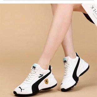 极速本土飞行员散步鞋男女士轻奢A空调鞋子增高休闲皮蓬鞋无忧商