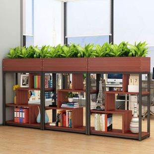 极速。客厅隔间置物架办公室装饰架D饭厅创意屏风花架落地工业风