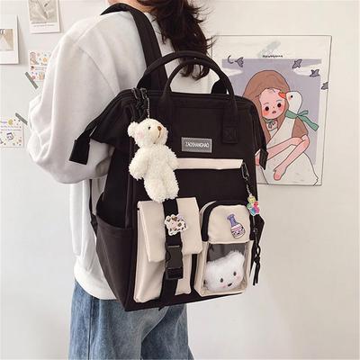 极速2021 Pink Backpoack Women Waterproof Candy Colors Backpa