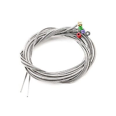 极速1 Set Colorful Head Bass Strings Bass Guitar PUarts Acce