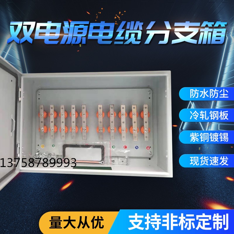 极速lkv矿物质电缆T接箱t低压电缆铜排分支箱桥架楼层双电源分接