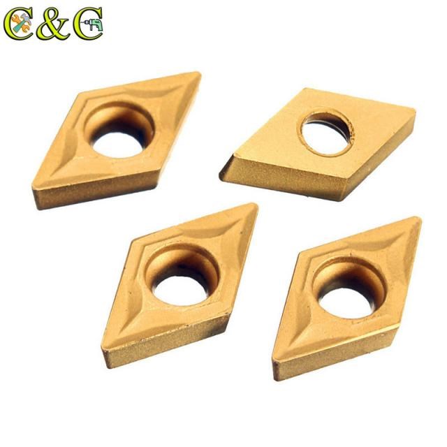 10pcs DCMT070204 YBC251 Carbide InsHert 适用于 SDNCN1010H07/