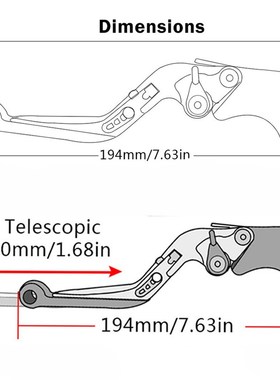 极速适用比亚乔VespaGTSs300125S150250刹车牛角摩托车配件手柄拉
