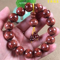 速發(fā)紫檀柳老料紫油梨鬼臉對眼手串媲美海南黃花梨2.0佛珠X紋京劇