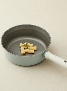 极速韩国进口22cm迷你平底加深不粘锅家用炒菜锅煎蛋X电磁炉燃气