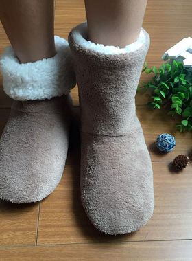 极速Winter Adult Men And Women Thick Warm FloorR Shoes High