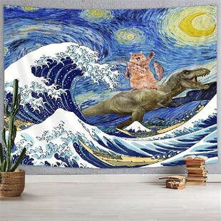 Gaya Samurai Kucing Gelombang JepangT Ukiyo 极速Permadani