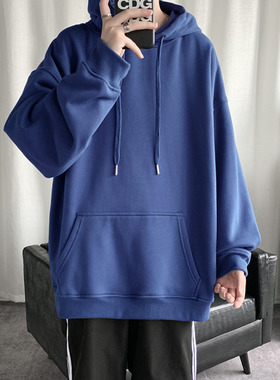 极速HybSkr Korean Mens Solid Color Sweatshirt HToodies 2022