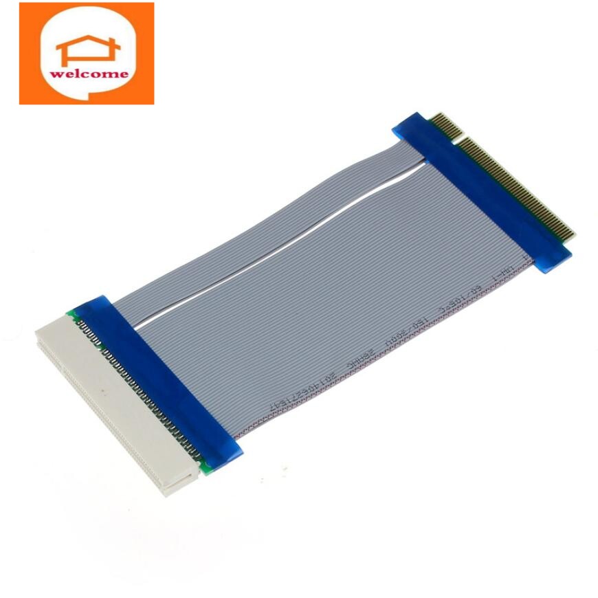 速发32 Bit Flexible PCIE Riser Card Extender Flex Extension