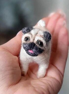 极速40%HOTAdorable Dog Shape Doll Knitting Kit XHandmade