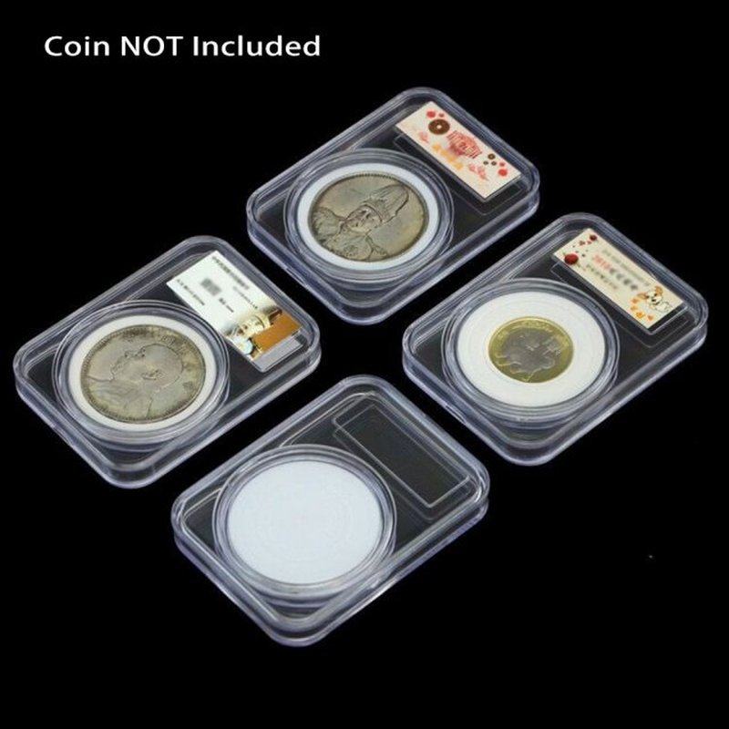极速4pcs 16/25/30/46mm Coin Holder CollectMing Box Case Tran,农用物资,助剂,淘宝优惠券,粉丝福利购,淘宝优惠卷