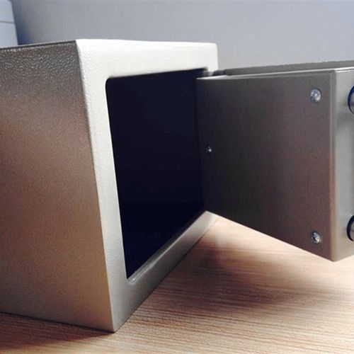 极速保险箱家用小型老人办公保险柜家用J全钢入墙迷你机械锁保管