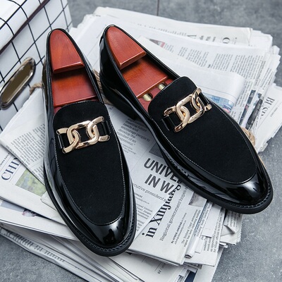 极速Italian Fasjhion Leather Shoes Moccasins For Men Casual