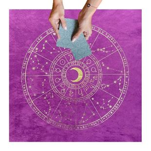 Cloth Card AsBtrology Alter Flannel 极速Altar Pagan Tarot