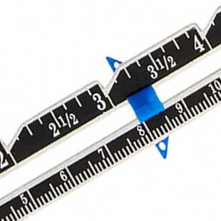 Ruler Seam Seewing Quiltin Gauge Patchwork Measuring 极速2PC