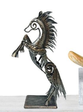 极速Horses Statue Metal Horse Sculpture ForN Decor Running M