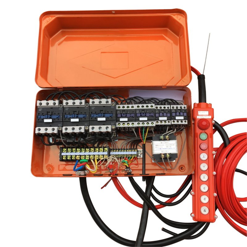 极速起重机行车航吊电动葫芦控制箱配f电箱电器箱6位二合一带急停