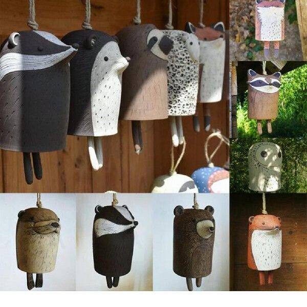极速Beautiful Rustic Animal Wind Chimes Room DRecoration Bab