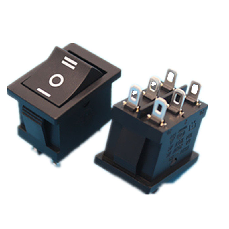 极速10PCS Shihp Type Switch 15*21mm 6PIN ON/OFF/ON Boat Rock