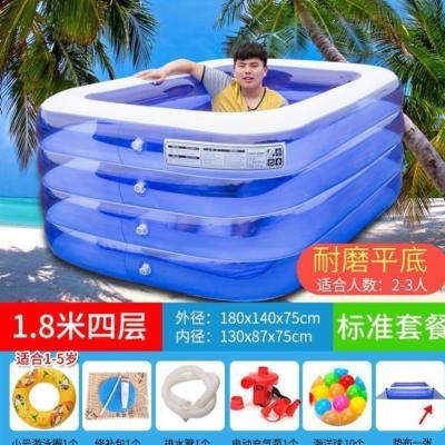 极速充气小孩N子游泳池家用洗澡池电动浴池沐Q浴盆小型浴缸幼儿童