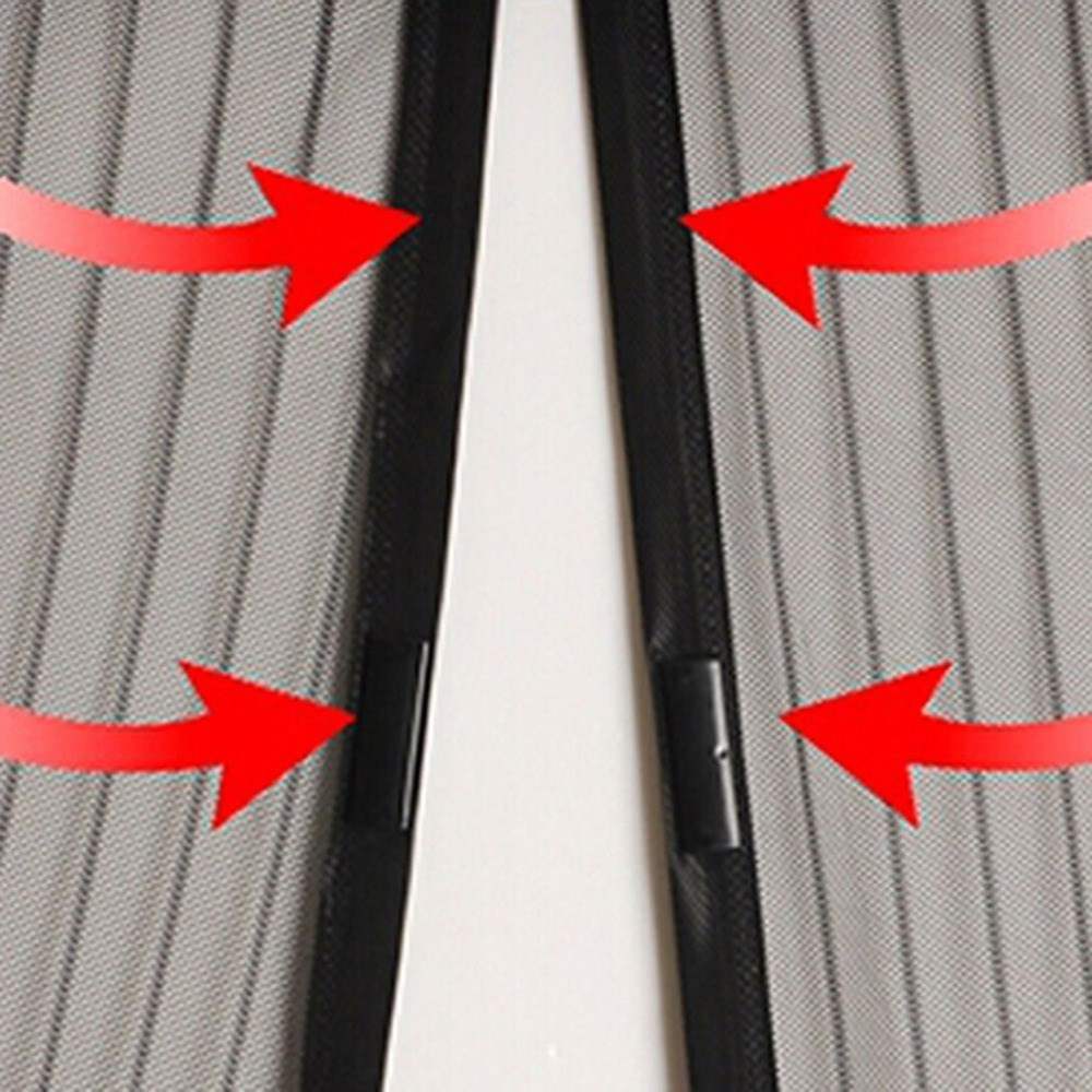 Magnetic Soft Screen Hands Fly Free Durable 速發Black Door
