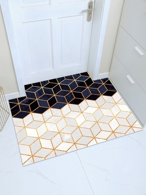 极速Nordic simple washable flooBr mat door mat waterproof no