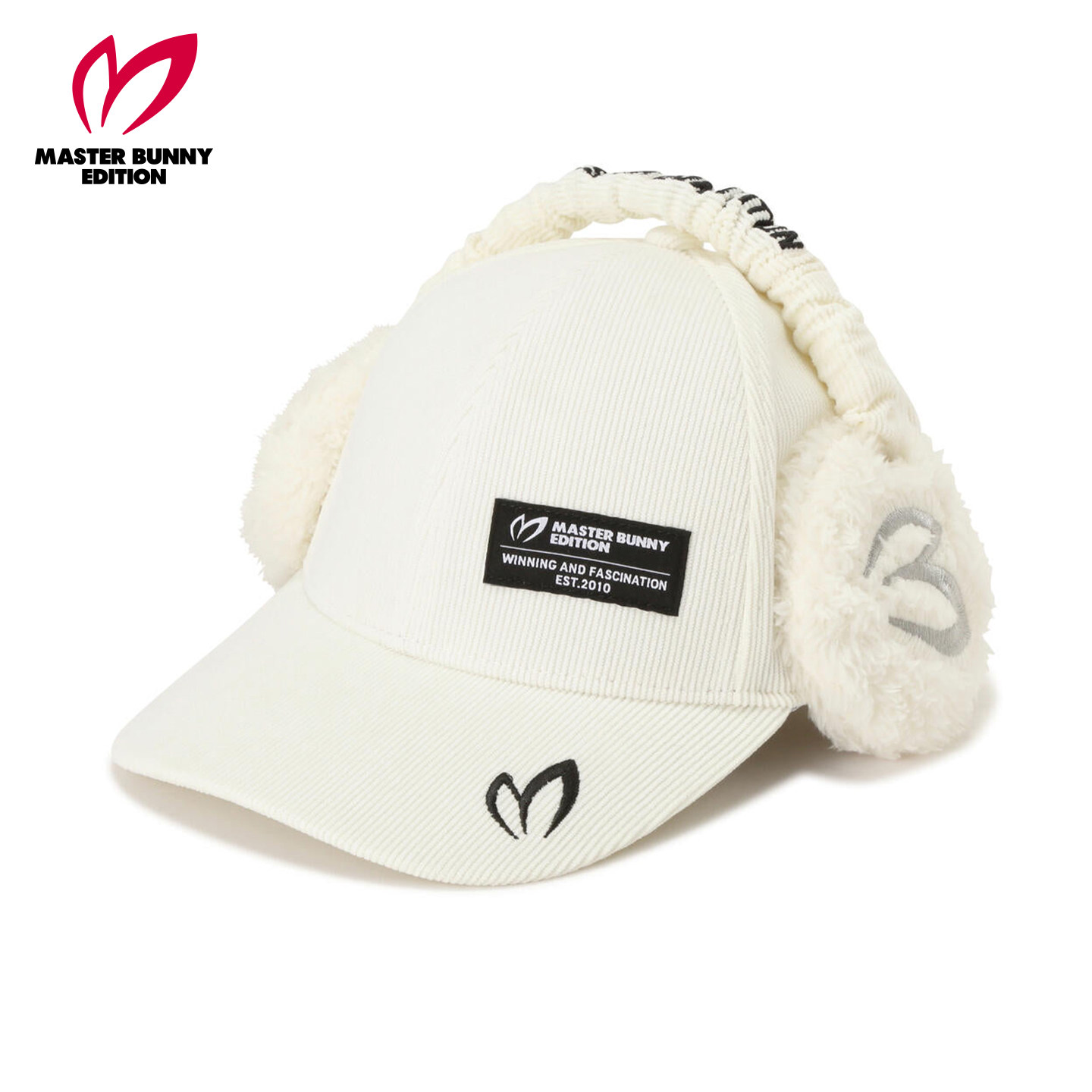MASTER BUNNY EDITION高尔夫球帽秋冬MBE男女士保暖带耳罩鸭舌帽