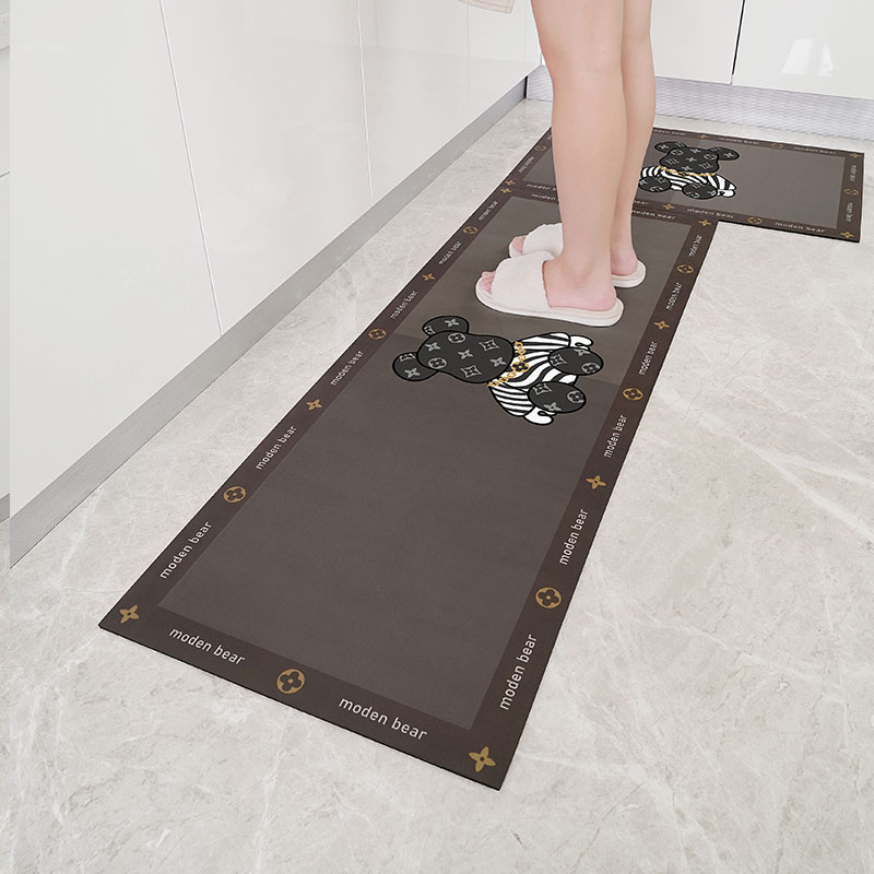 极速厨房a地垫吸水防滑防油免洗可擦耐脏地毯免清洗防水吸油脚垫