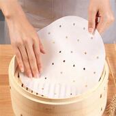 新品 认准抖音蒸包子蒸笼垫子蒸笼纸蒸馒头L不沾纸垫布食品蒸笼布