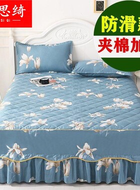 新品儿童纯棉床罩床裙式2021年新款卡通水洗棉单件V男孩四季通用