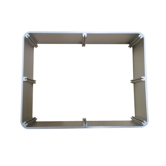 极速现货方管铝型材 机箱铝外壳 圆角铝K方管挤压 储能铝壳加工氧