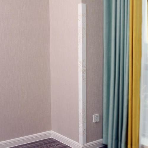 极速法意护墙角保护条墙护角条防撞条贴墙壁转R角压克力牡丹防撞