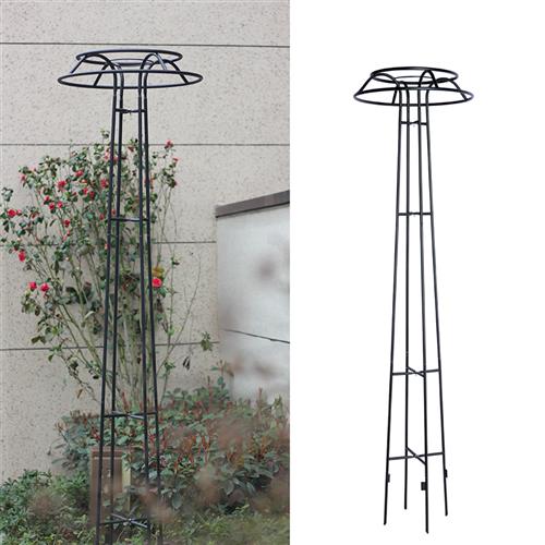 极速蘑菇爬e藤架园艺花架庭院花园伞型铁艺爬藤花架铁线莲蓝雪花