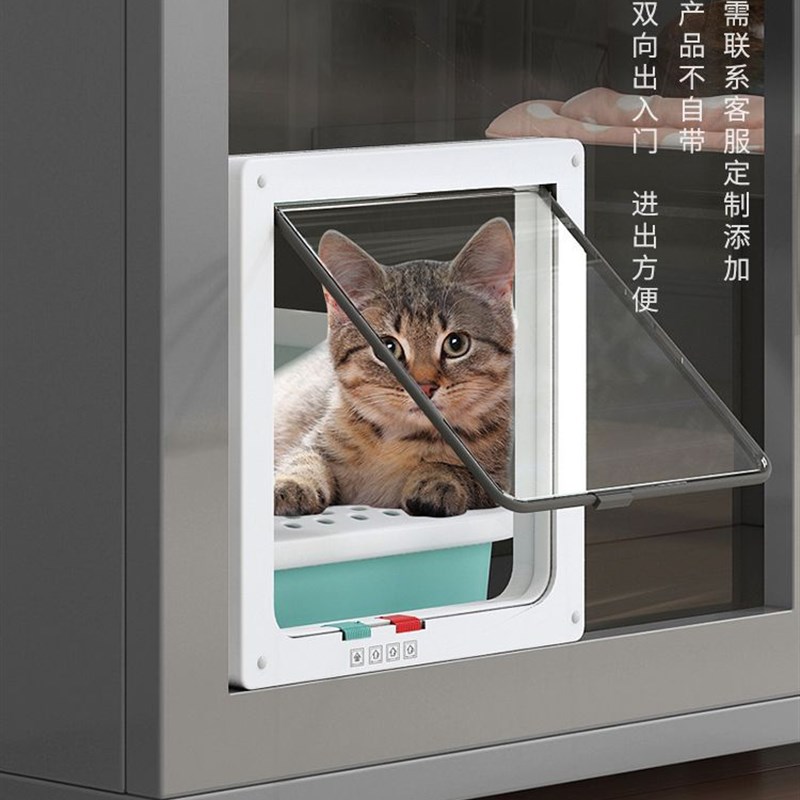 极速猫笼子豪f华实木猫别墅家用猫窝室内猫舍多层繁育猫柜超大空