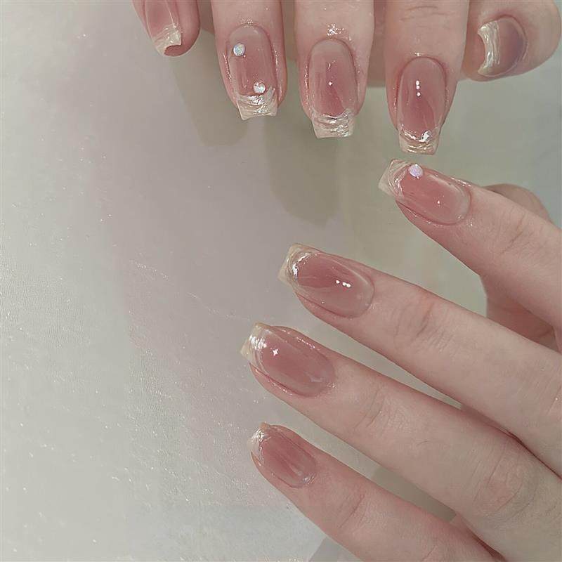 极速LUSTRECLUB美妆店人鱼泡泡珠极光法式S腮红穿戴甲短t款纯,彩妆/香水/美妆工具,美甲工具,淘宝优惠券,粉丝福利购,淘宝优惠卷