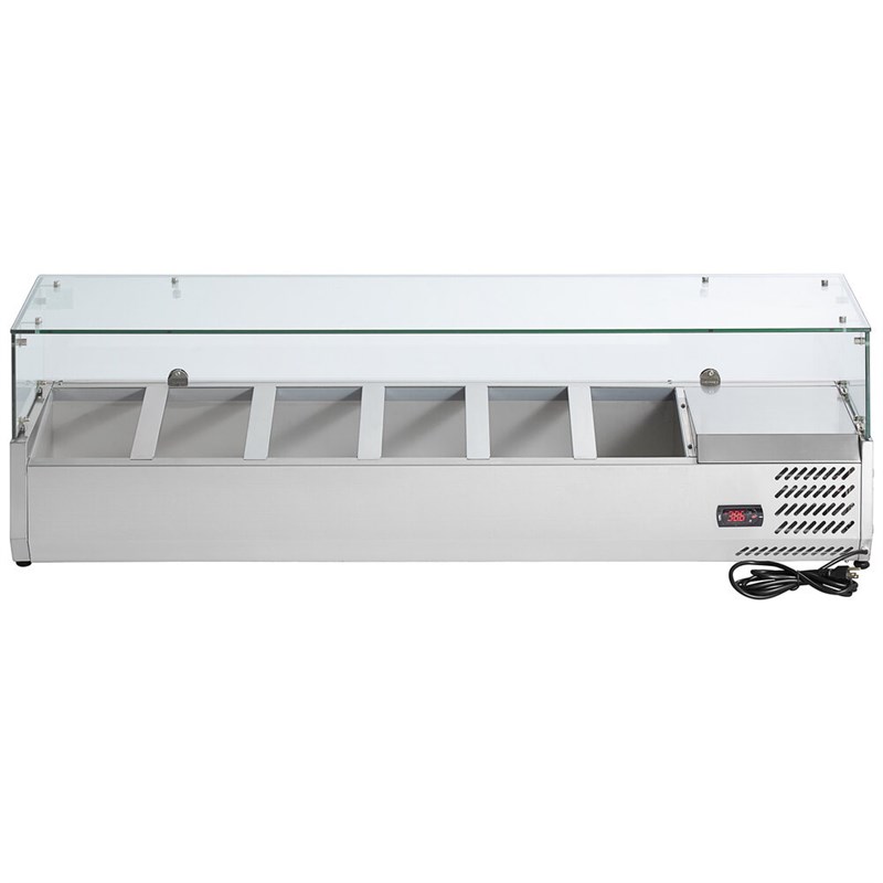 极速商用保d鲜台式冷藏展示柜沙拉台桌面披萨操作台撒料台甜品点