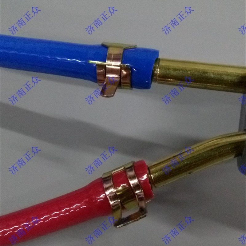 极速2L小型便携式焊炬接头气绳红蓝管内径4mm双S胶一线氧气管防爆