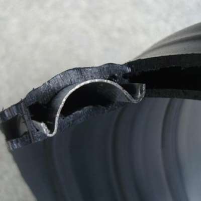 极速高聚乙烯中空壁塑钢缠绕双平壁钢K带管双壁波纹管克拉管